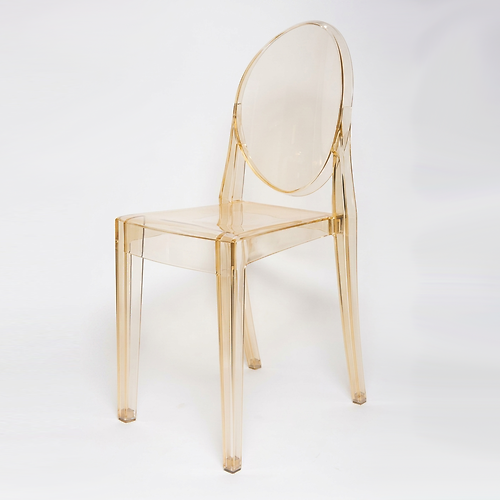 Victorian Ghost Chair Gold Transparent