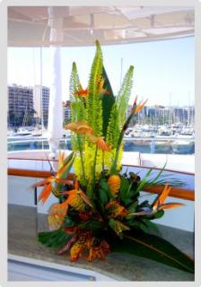 Yacht flowers